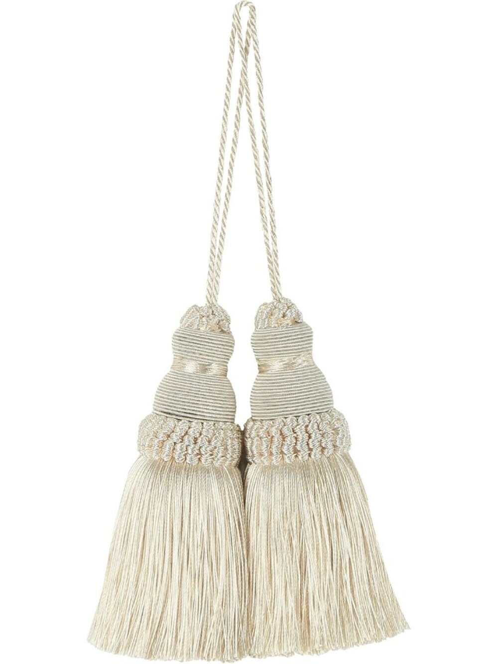 Tassels 2 Pcs Key Tassel with Loops Handmade Craft Charms
